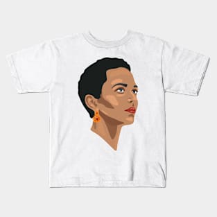 Girl portrait Kids T-Shirt